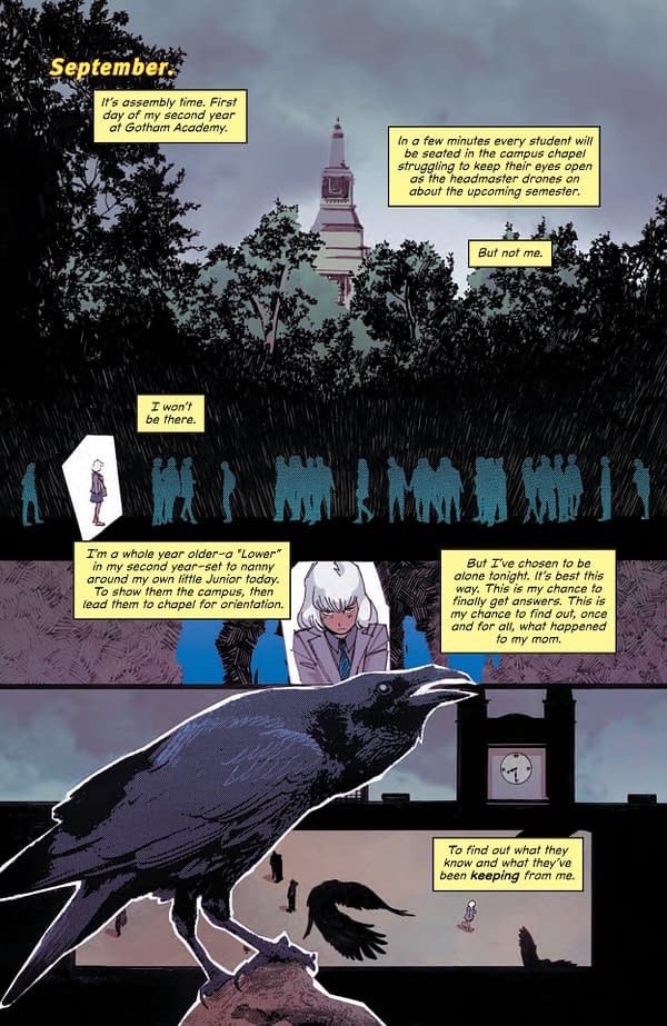 Interior preview page from Gotham Academy: First Year #5