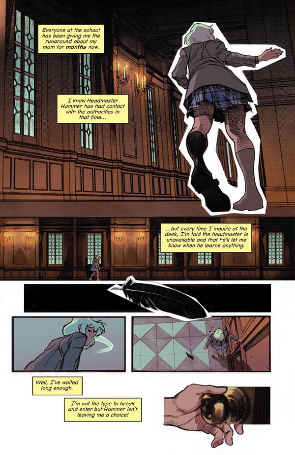 Interior preview page from Gotham Academy: First Year #5