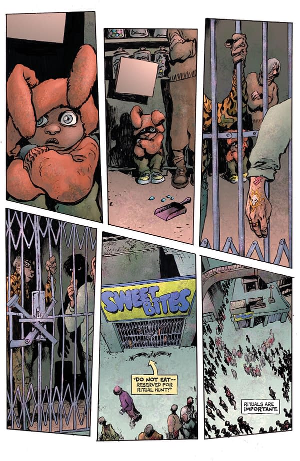 Interior preview page from Bleeding Hearts #5