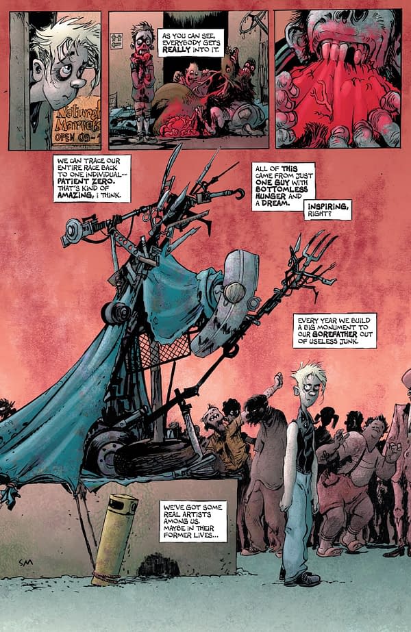 Interior preview page from Bleeding Hearts #5