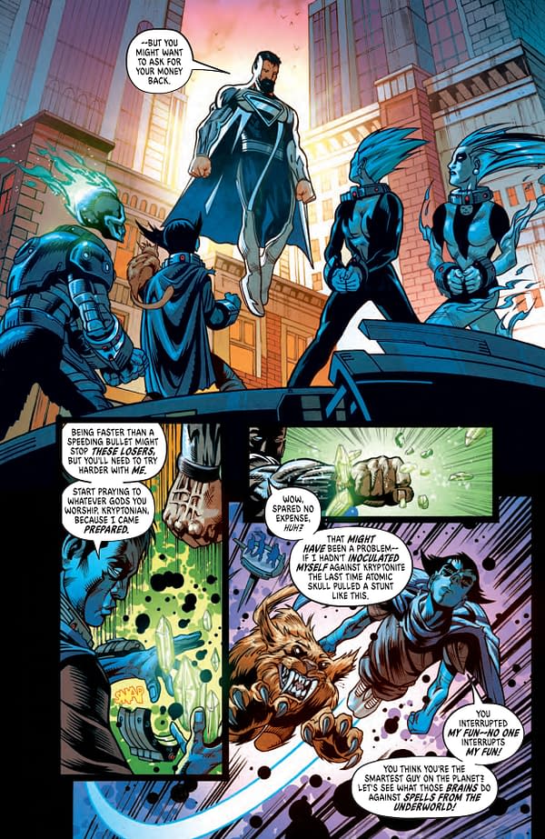 Interior preview page from Superman: Father of Tomorrow #2