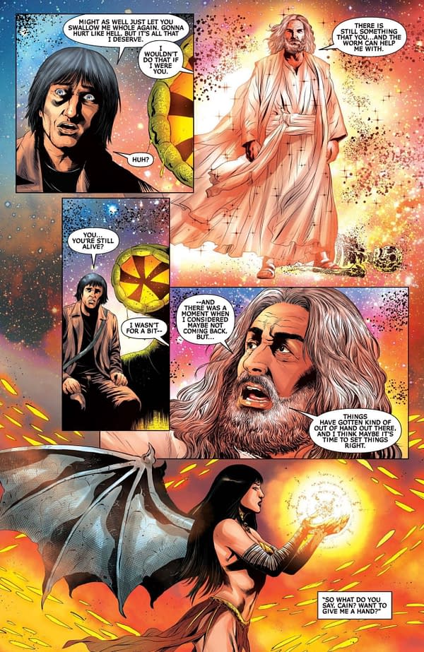 Interior preview page from Vampirella: Armageddon #12