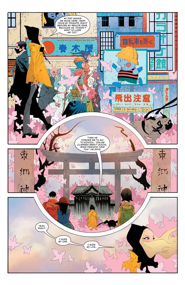 Interior preview page from M1: Monster Racing League #1