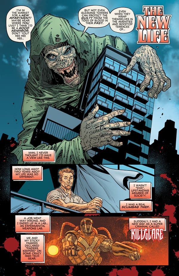 Interior preview page from Super Creepshow #4