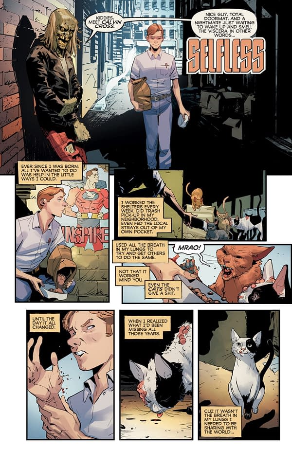 Interior preview page from Super Creepshow #4