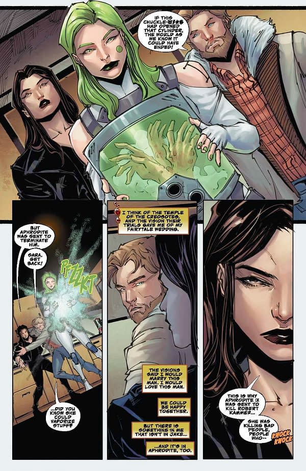 Interior preview page from Witchblade #22