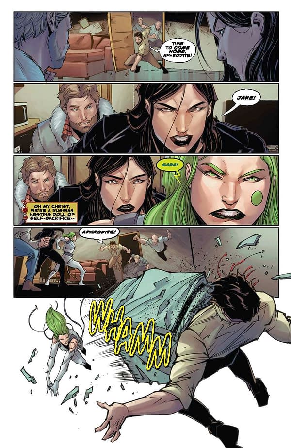 Interior preview page from Witchblade #22