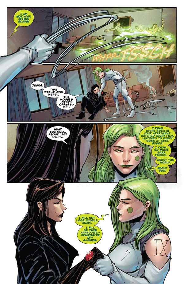 Interior preview page from Witchblade #22