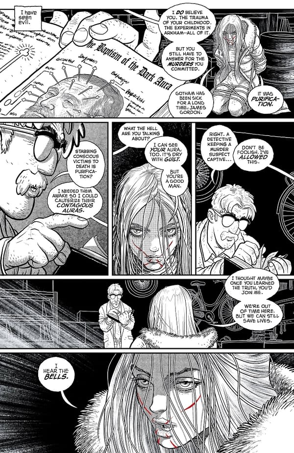 Interior preview page from Batman: Gargoyle of Gotham #4 Noir Edition