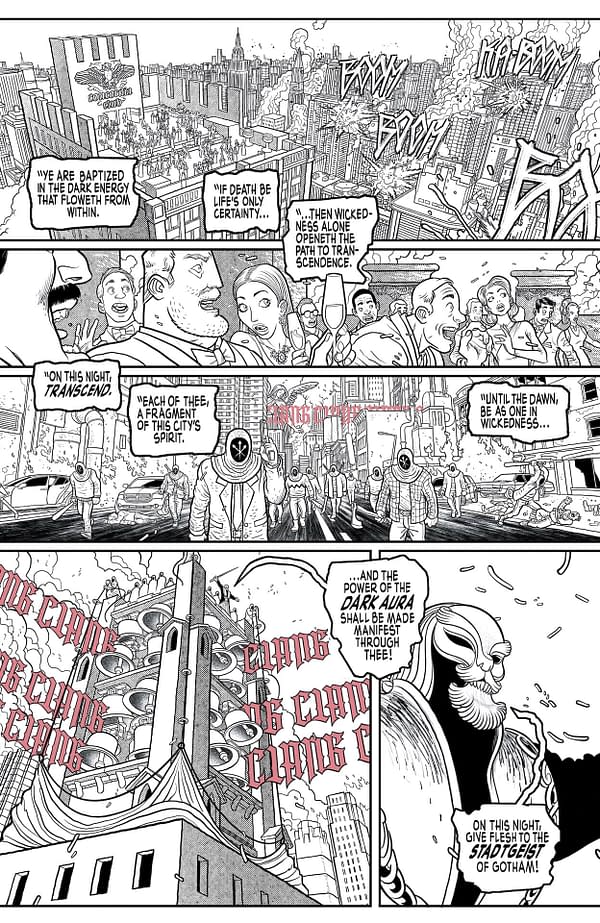 Interior preview page from Batman: Gargoyle of Gotham #4 Noir Edition