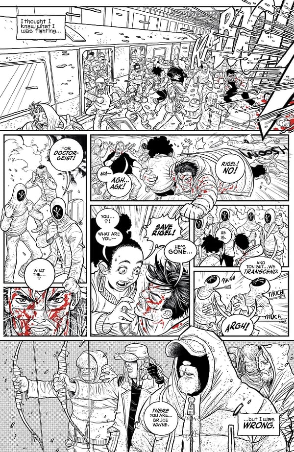 Interior preview page from Batman: Gargoyle of Gotham #4 Noir Edition