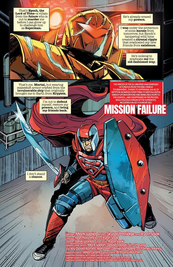 Interior preview page from Action Comics #1100