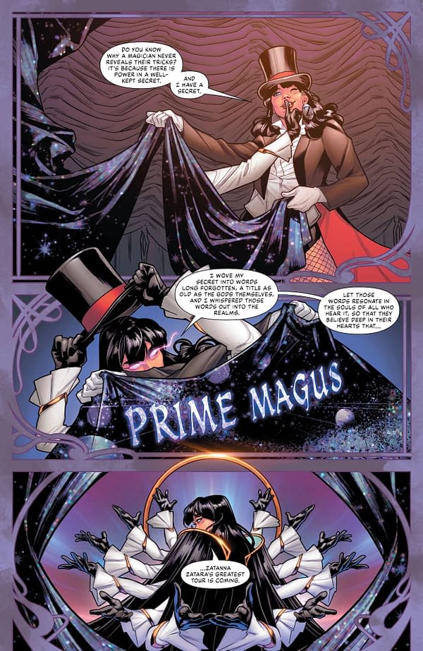 Interior preview page from Zatanna #4