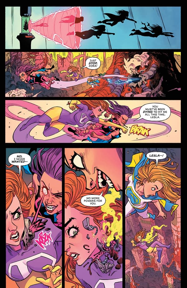 Interior preview page from Supergirl #15