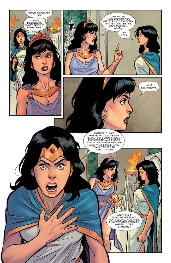 Interior preview page from Wonder Woman #35