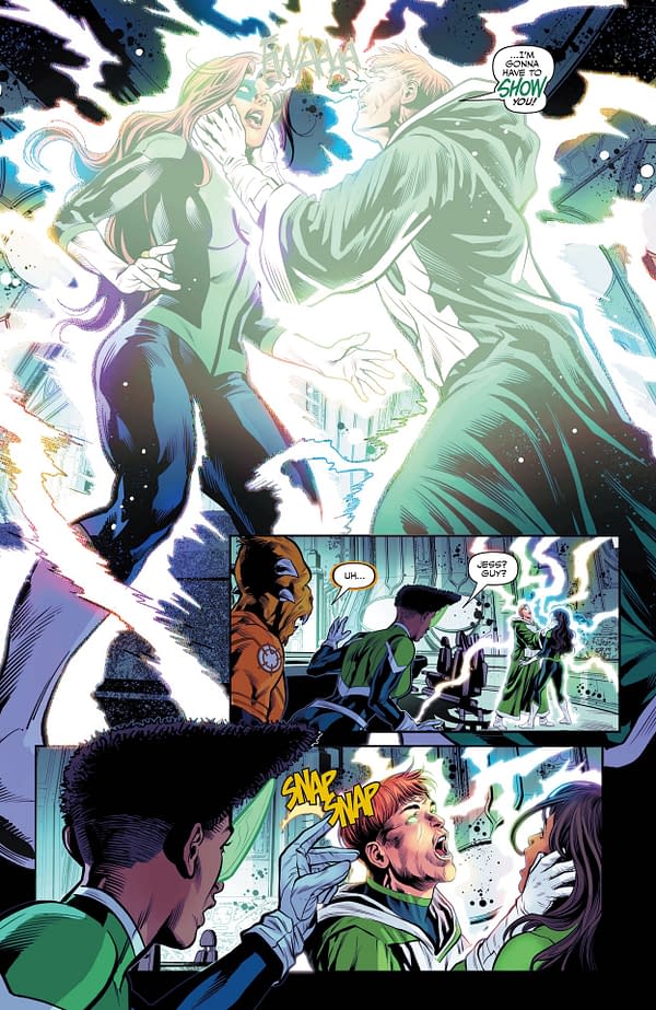 Interior preview page from Green Lantern Corps #18