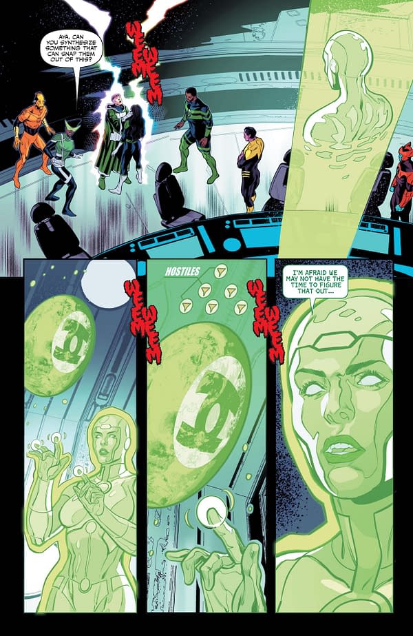 Interior preview page from Green Lantern Corps #18