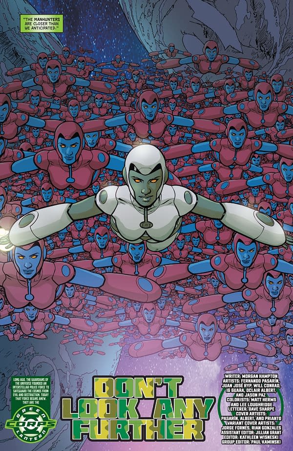 Interior preview page from Green Lantern Corps #18