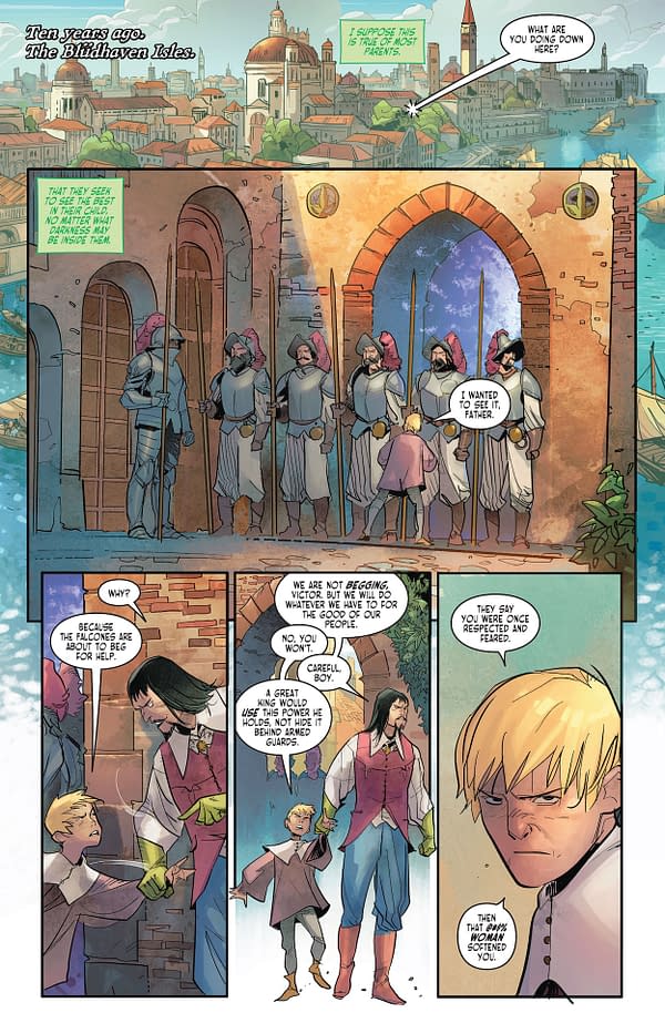 Interior preview page from Dark Knights of Steel II #1