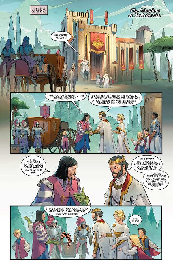 Interior preview page from Dark Knights of Steel II #1