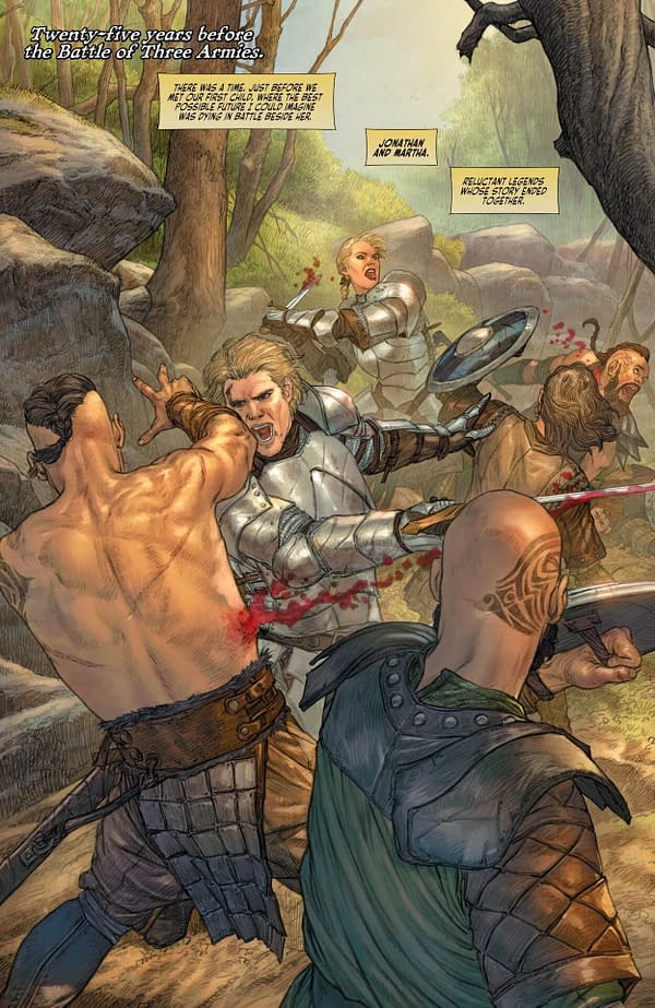 Interior preview page from Dark Knights of Steel: Heir to the Sea #1