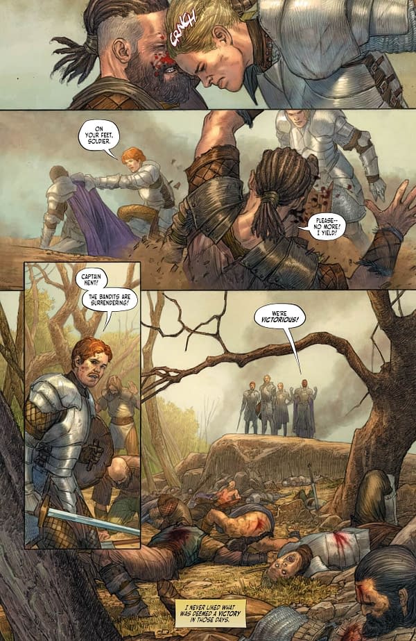 Interior preview page from Dark Knights of Steel: Heir to the Sea #1