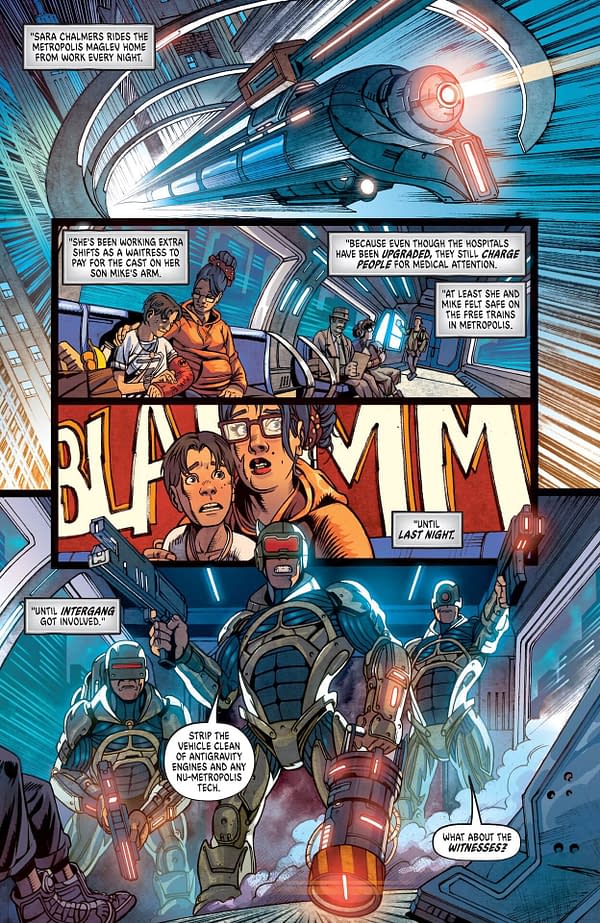 Interior preview page from Superman: Father of Tomorrow #3