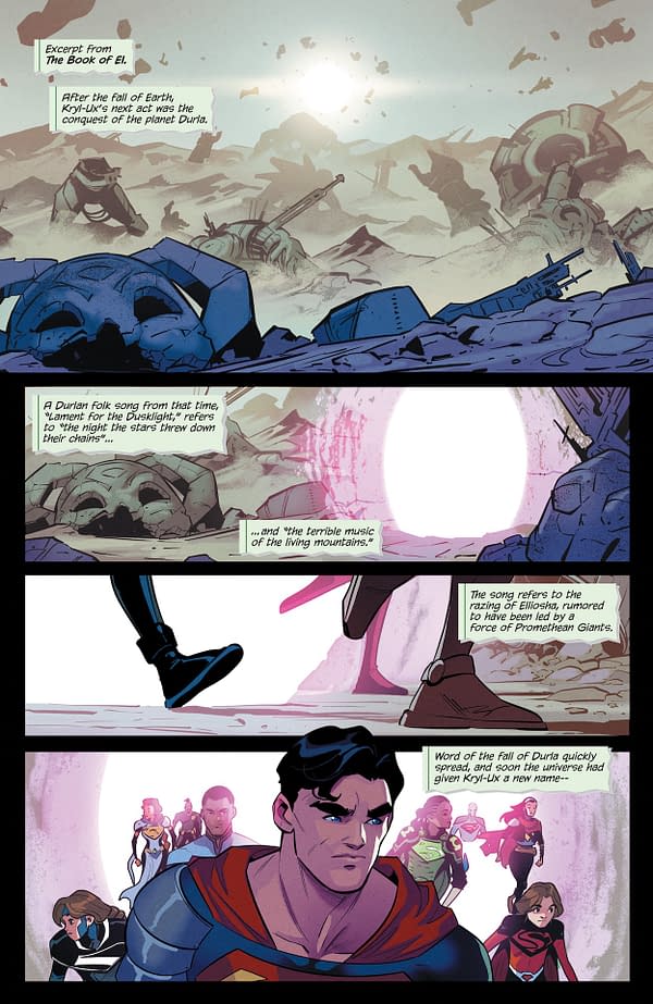 Interior preview page from Adventures of Superman: Book of El #11