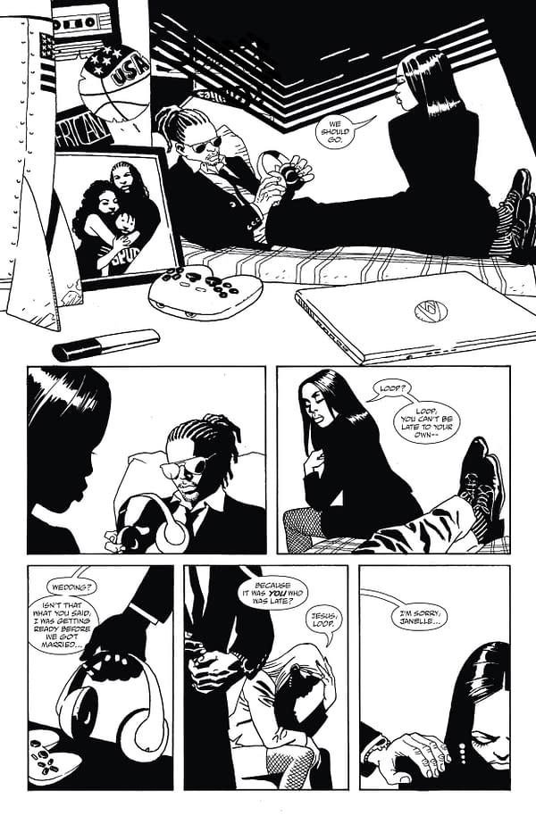 Interior preview page from 100 Bullets: The US of Anger #2