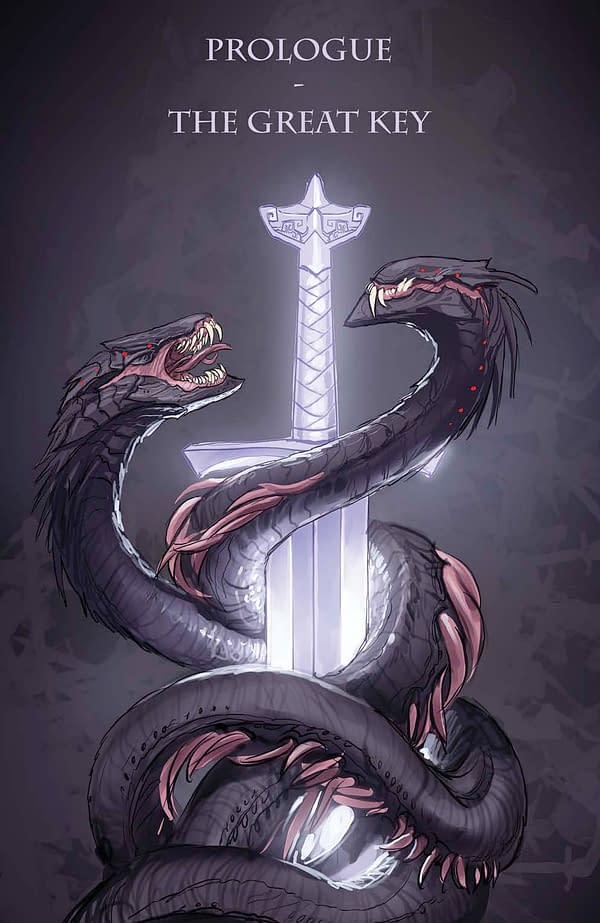 Interior preview page from Death Vigil #1