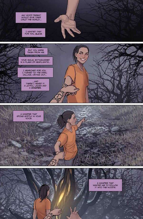 Interior preview page from Death Vigil #1
