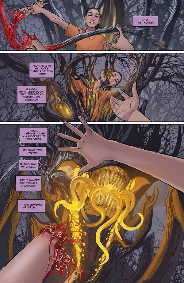 Interior preview page from Death Vigil #1
