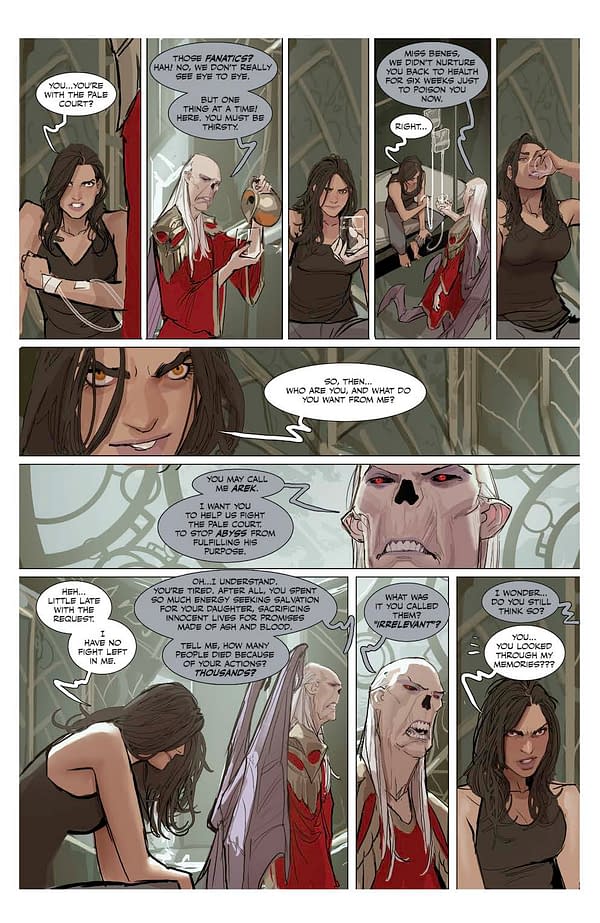 Interior preview page from Death Vigil #1