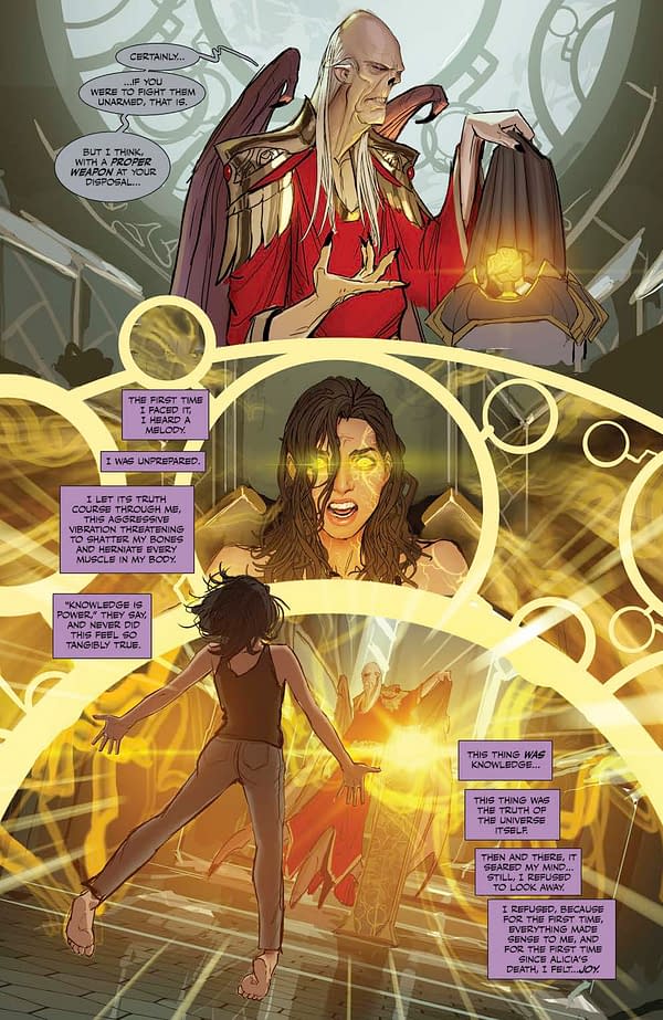 Interior preview page from Death Vigil #1