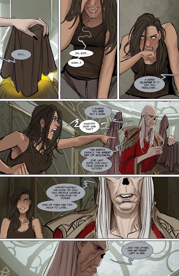 Interior preview page from Death Vigil #1