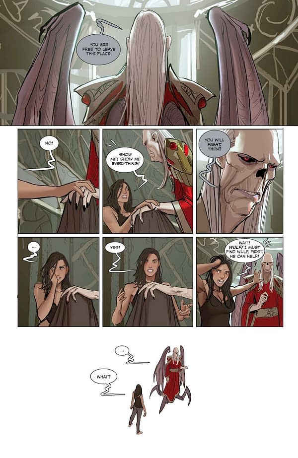 Interior preview page from Death Vigil #1