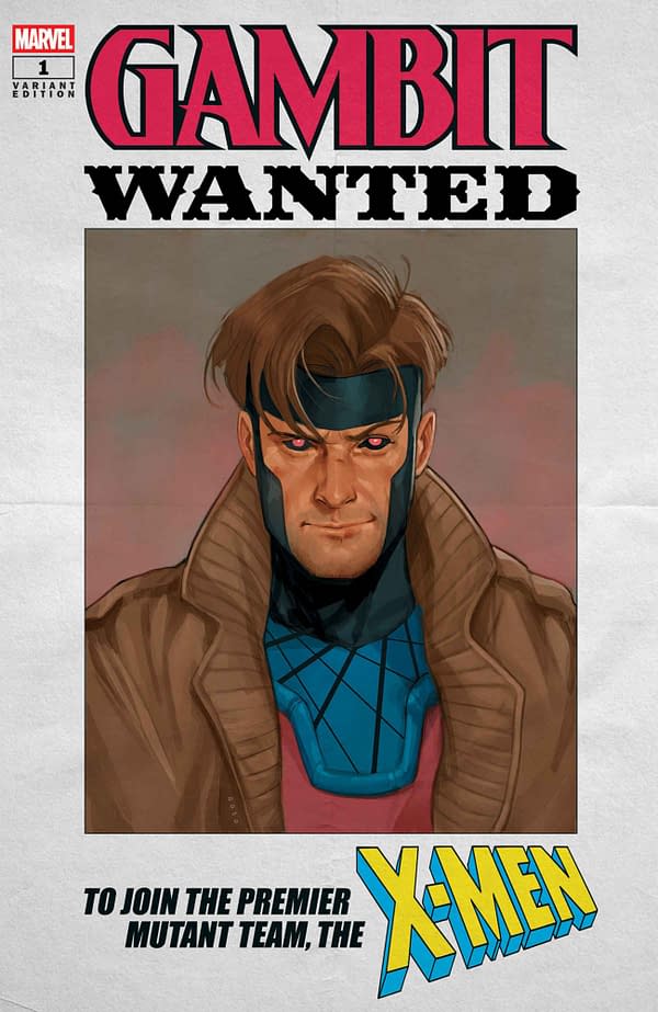 Cover image for GAMBIT: WANTED #1 PHIL NOTO WANTED VARIANT A