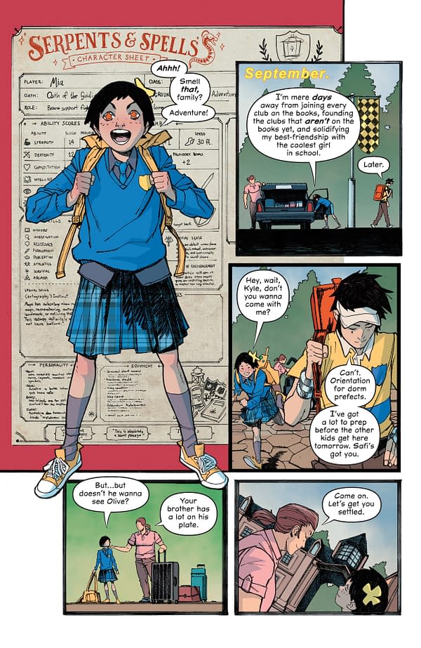 Interior preview page from Gotham Academy: First Year #6