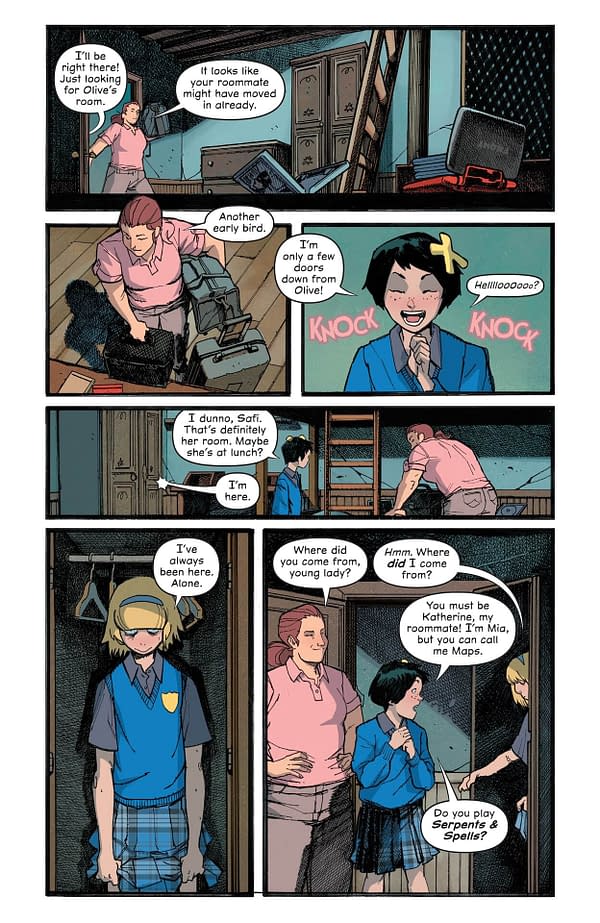 Interior preview page from Gotham Academy: First Year #6