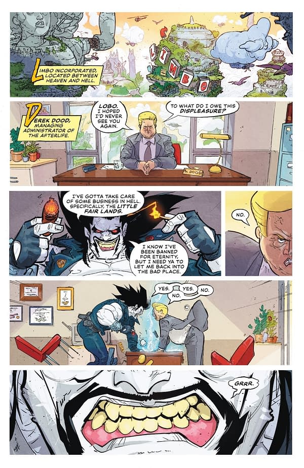 Interior preview page from Lobo #6