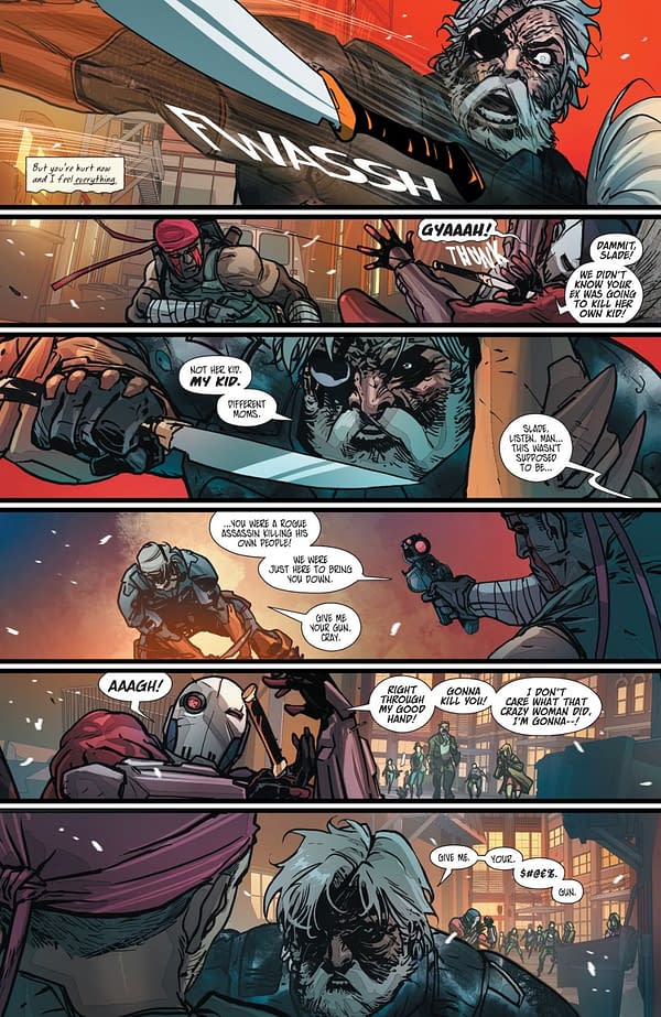 Interior preview page from Deathstroke: The Terminator #6