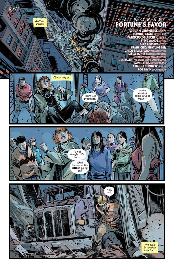 Interior preview page from Catwoman #90