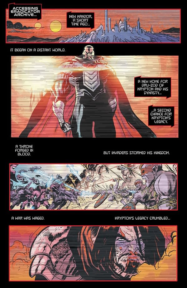 Interior preview page from Supergirl #16
