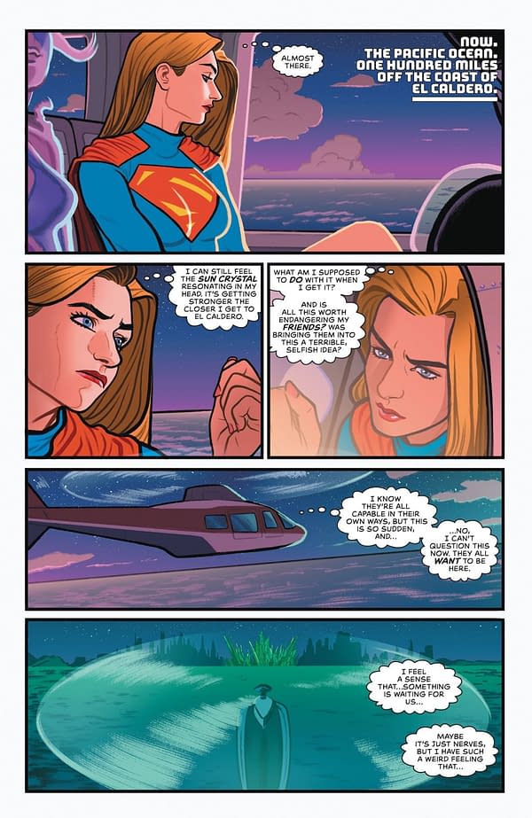 Interior preview page from Supergirl #16