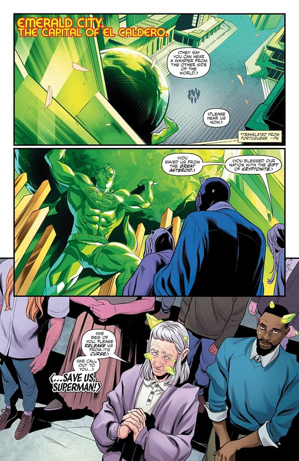 Interior preview page from Superman Unlimited #16