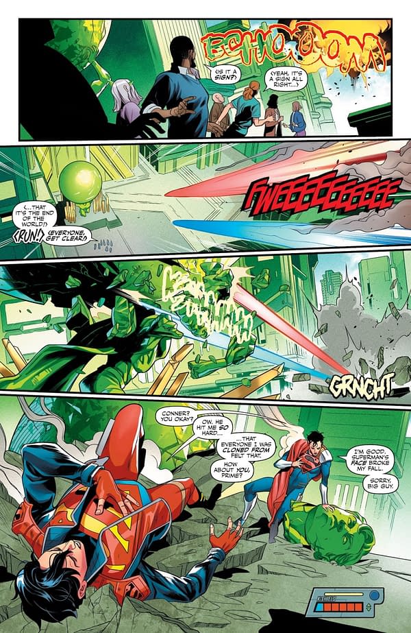Interior preview page from Superman Unlimited #16
