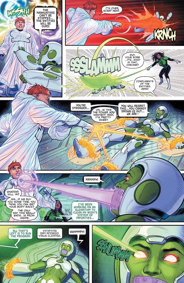Interior preview page from Green Lantern Corps #19