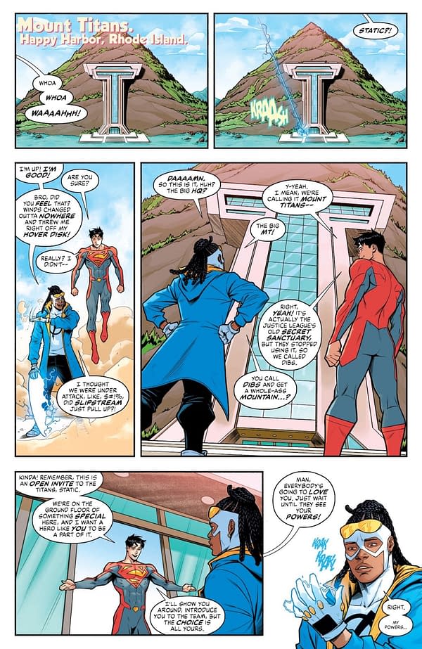 Interior preview page from New Titans #38