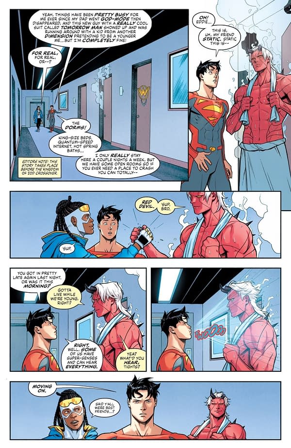 Interior preview page from New Titans #38