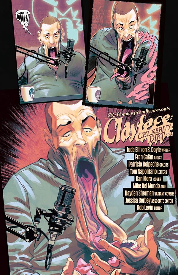 Interior preview page from Clayface: Celebrity Dirt #2